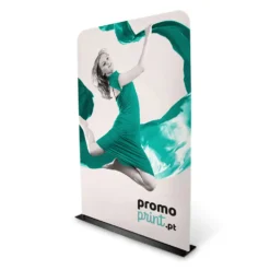 Banner Fabric Totem com imagem em tecido